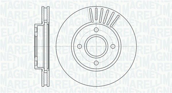 MAGNETI MARELLI Jarrulevy 361302040326